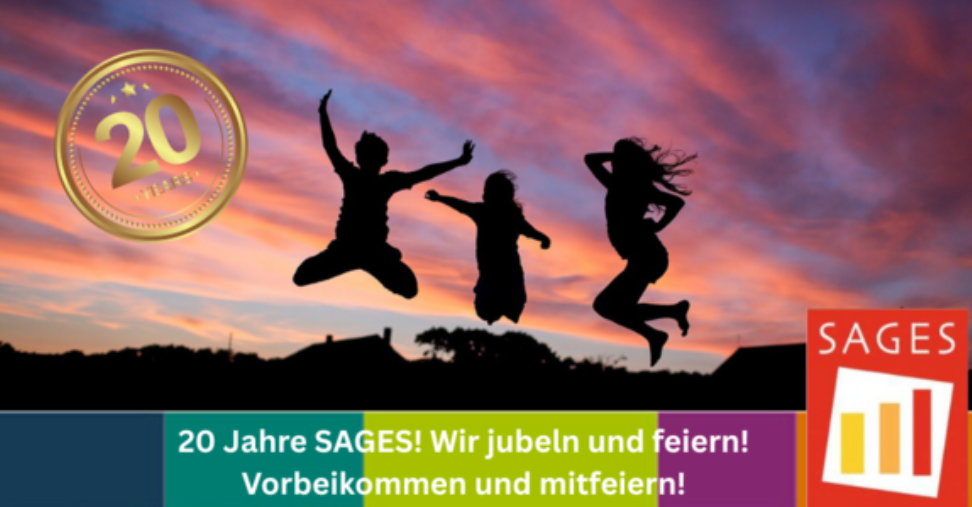 Header im Mai 2025 SAGES Jubiläumsfest
