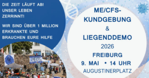 Aufruf von ME-CFS Freiburg zur Liegenddemo am 9. Mai