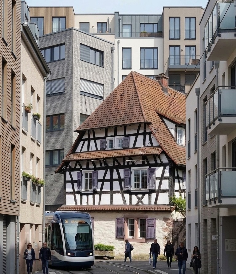 Haus mit Schopf