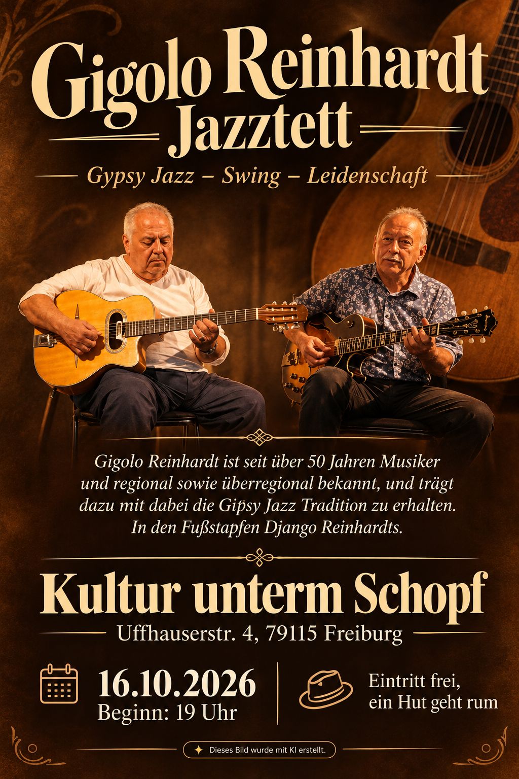 Konzert: Gigolo Reinhardt Jazztett